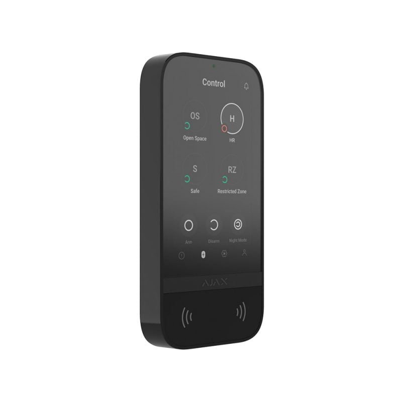 Ajax 2 way LCD touch display keypad with RF proximity