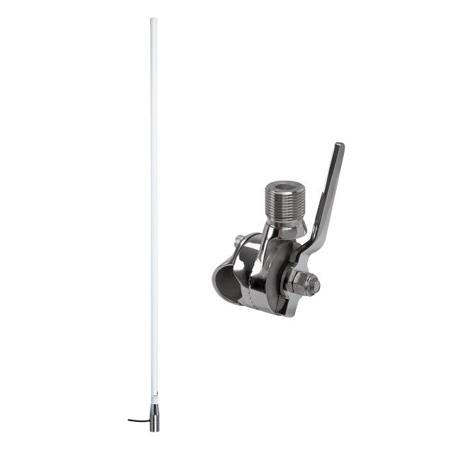 Blackhawk Marine Cellular Antenna 698-2100MHz 7dBi With Stainless Steel Rail Mount