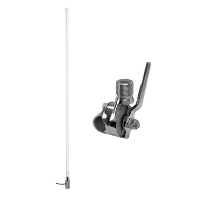 Blackhawk Marine Cellular Antenna 698-2100MHz 7dBi With Stainless Steel Rail Mount