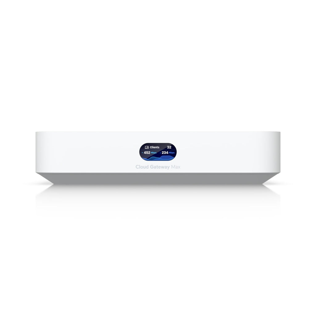 UCG-Max Ubiquiti Cloud Gateway Max Compact 2.5G With 30+ UniFi device/300+ Client Support 1.5 Gbps IPS Routing 512GB NVMe SSD Included