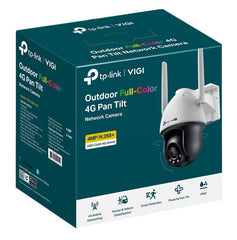 TP-Link VIGI 4MP C540-4G(4mm) Outdoor Full-Color 4G Pan Tilt Network Camera, 4mm Lens, 4G Mobile Networking, Automatic Tracking, 360Β° Monitoring: