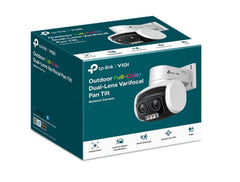 TP-Link VIGI 4MP C540V Outdoor Full-Color Dual-Lens Varifocal Pan Tilt Network Camera,Two-Way Audio, Smart Detection 3YW NWTL-VIGI-C540V