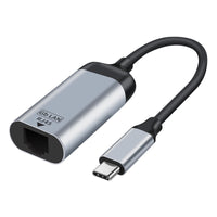 Astrotek 15cm USB-C to RJ45 Ethernet Male to Female Adapter | AT-USBCRJ45-MF15