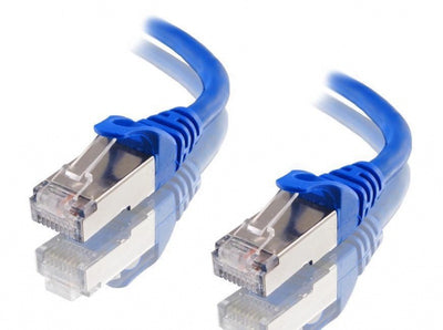 Astrotek Cat6A 1m shielded cable Blue | ASTRO-CAT6A-BLUE-1m