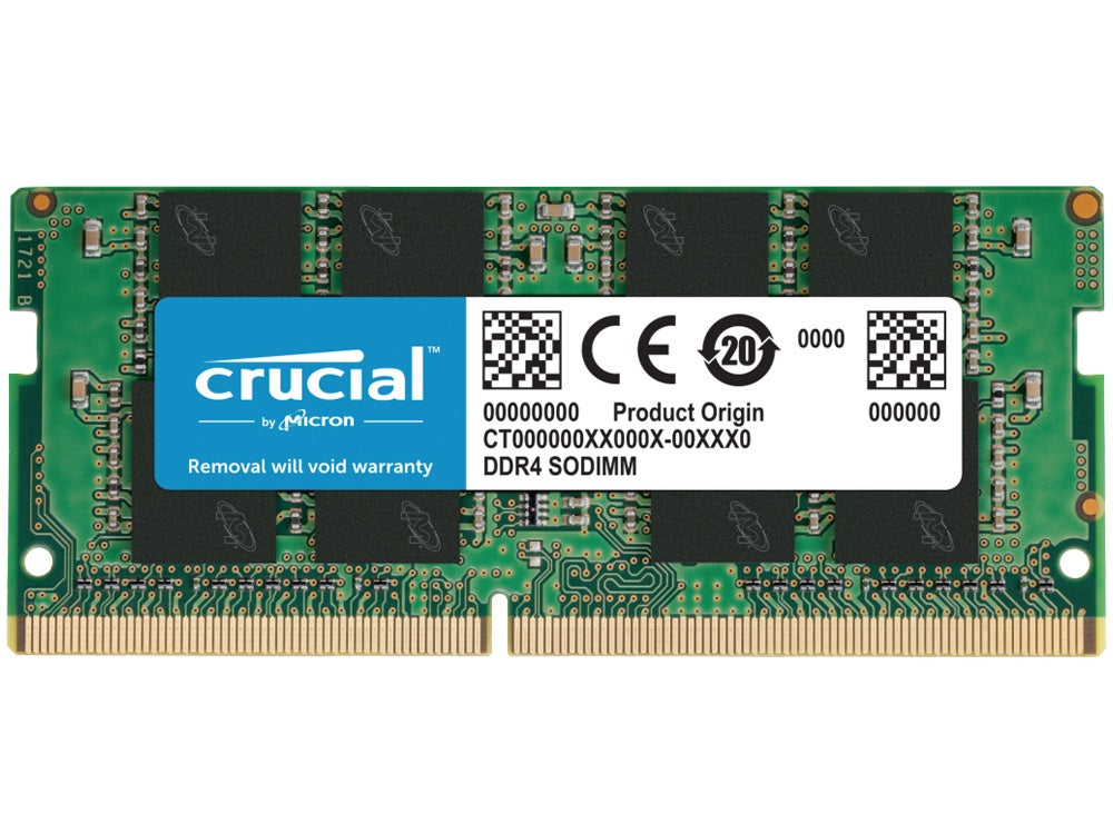 Crucial 8GB (1x8GB) DDR4 SODIMM 2666MHz CL19 1.2V | MECN4-1X8G26FRA
