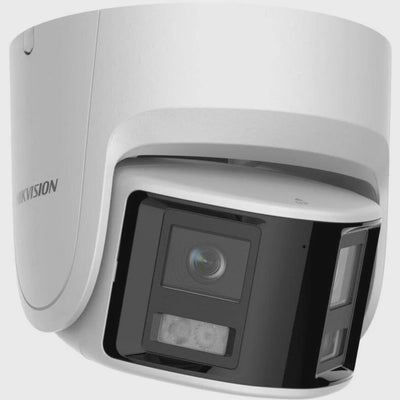 Hikvision DS-2CD2367G2P-LSU/SL 6MP ColorVu Turret Dual Head Strobe + Speaker network Camera