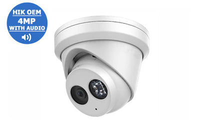 HIKVISION (4mm) HIK OEM Network Turret Dome Camera with Audio