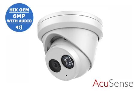 HIKVISION 6MP AcuSense Fixed Turret Network Camera
