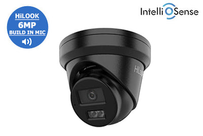 HiLook (2.8mm) 6MP WDR Network Turret Dome with Audio & AI