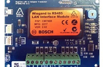 BOSCH, Solution 6000, Wiegand to RS485 LAN Interface Module, Allows Industry Standard…