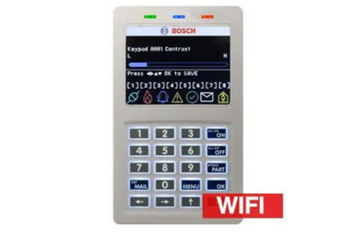 BOSCH, Solution 6000, Keypad with Integrated WIFI IP Module (2.4Ghz Only), 3.5