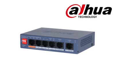 Dahua CS4006-4GT-60 6-Port Cloud Managed Desktop Gigabit Switch with 4-Port POE