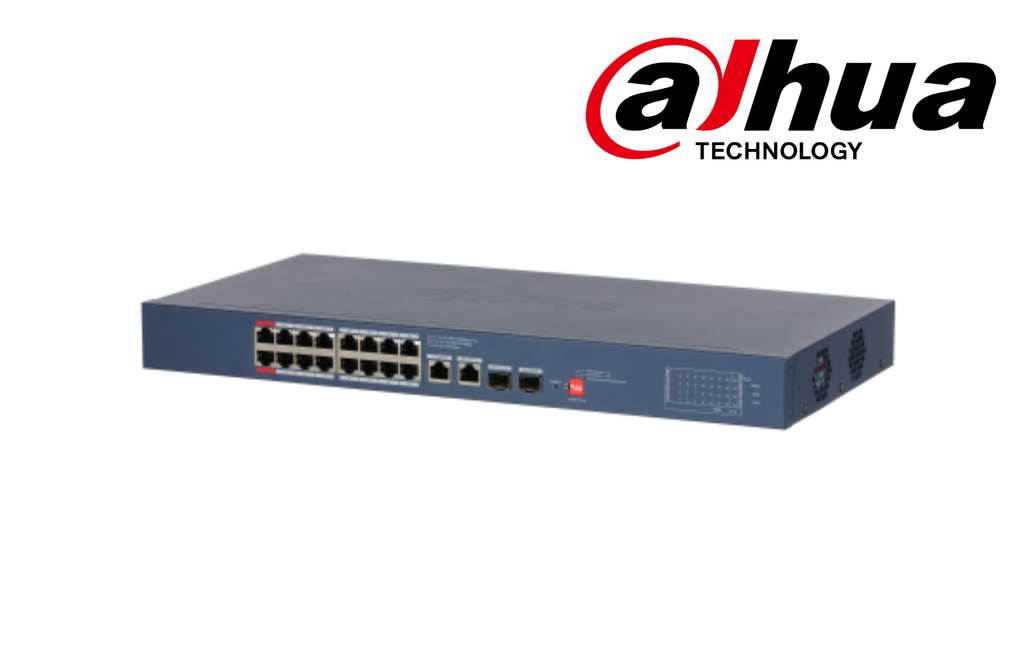 Dahua CS4220-16GT-190 20-Port Cloud Managed Desktop Gigabit Switch with 16-Port POE