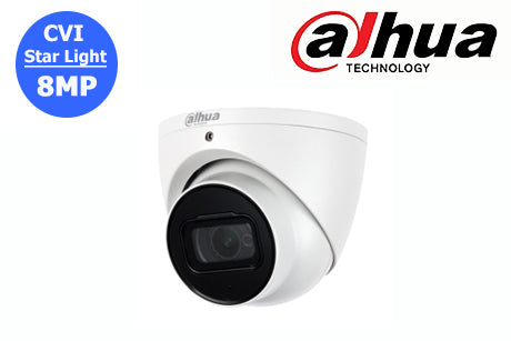Dahua 8MP Starlight HD-CVI Turret Camera
