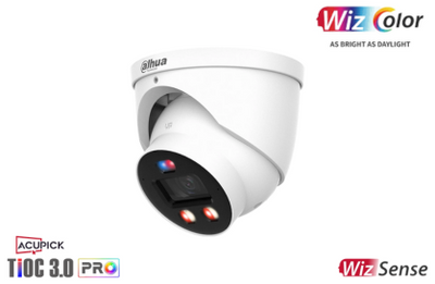 DAHUA 8MP TIOC ACUPICK TURRET FIXED CAMERA WHITE