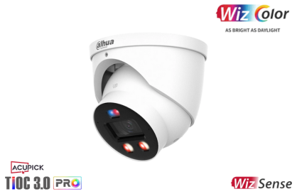 DAHUA 8MP TIOC ACUPICK TURRET FIXED CAMERA WHITE