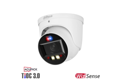 DAHUA 8MP TIOC ACUPICK TURRET MOTORISED CAMERA WHITE