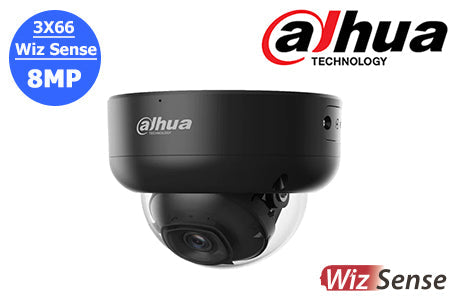 Dahua DH-IPC-HDBW3866EP-AS- -BLK 8MP 4K Dome Fixed Black Camera