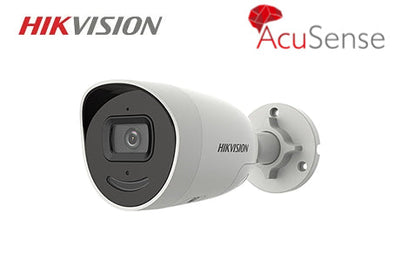 HIKVISION 4MP AcuSense Mini Bullet Network Camera 2.8mm Lens