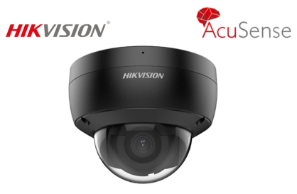 HIKVISION DS-2CD2166G2-ISU-BLK (2.8mm) 6 MP AcuSense Fixed Dome Network Camera BLACK
