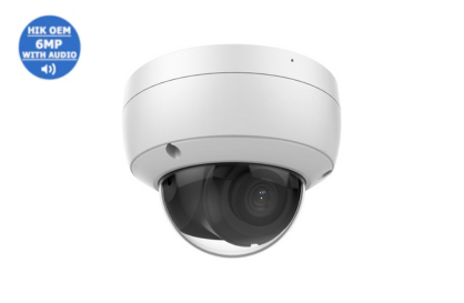 HIKVISION 6 MP AcuSense Fixed Dome Network Camera