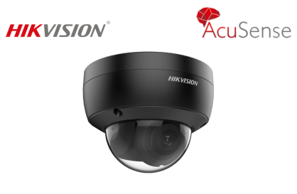 HIKVISION DS-2CD2186G2-ISU-BLK (2.8mm) 4K Acusense Fixed Dome Network Camera 2.8mm (Black)