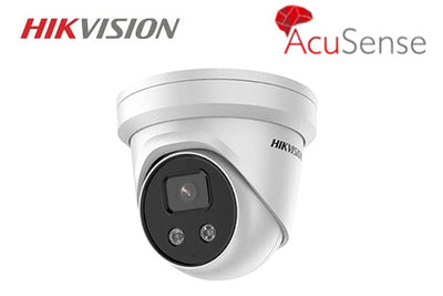 HIKVISION 8MP AcuSense Turret Network Camera 2.8mm Lens