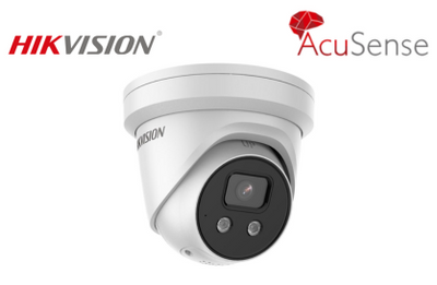 HIKVISION DS-2CD2366G2-ISU/SL (2.8mm) 6 MP AcuSense Strobe Light and Audible Warning…