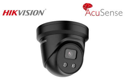 HIKVISION DS-2CD2366G2-IU-BLK 6MP AcuSense Turret Network Camera 2.8mm Lens BLACK