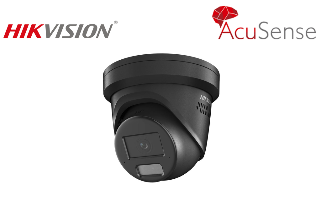 Hikvision DS-2CD2366G2H-IS2U/SL (2.8mm) Black 6MP AcuSense Strobe Light and Audible…