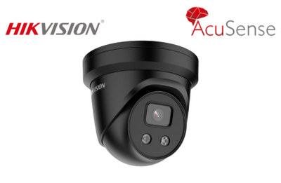 HIKVISION DS-2CD2386G2-IU-BLK (2.8mm) 4K AcuSense Fixed Turret Network Camera 2.8mm BLACK