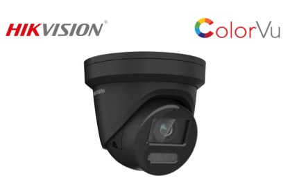 HIKVISION DS-2CD2387G2-LU-BLK (2.8mm) 8 MP ColorVu Fixed Turret Network Camera 2.8mm