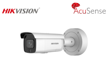 HIKVISION 6 MP AcuSense Strobe Light and Audible Warning Motorized Varifocal Bullet…