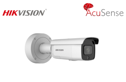 HIKVISION 4K AcuSense Strobe Light and Audible Warning Varifocal Bullet Network Camera