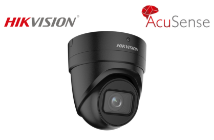 HIKVISION DS-2CD2H86G2T-IZS-BLK 4K Acusense Motorized Varifocal Turret Network Camera…