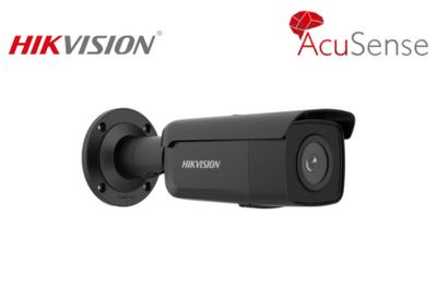 HIKVISION DS-2CD2T66G2-4I-BLK (2.8mm) 6 MP AcuSense Fixed Bullet Network Camera Black