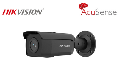 HIKVISION DS-2CD2T86G2-2I-BLK (2.8mm) 4K AcuSense Fixed Bullet Network Camera BLACK