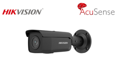 HIKVISION DS-2CD2T86G2-4I-BLK (4mm) 4K AcuSense Fixed Bullet Network Camera Black