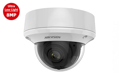 Hikvision TVI 8MP Outdoor IR Vandal Dome Camera 2.7~13.5mm