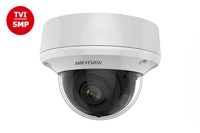 Hikvision TVI 5MP Outdoor IR Vandal Dome Camera 2.7~13.5mm
