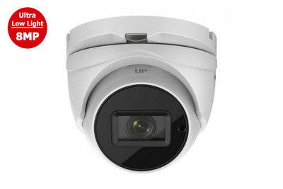 Hikvision TVI 8MP Ultra Low Light MTZ IR Turret Camera 2.7~13.5mm