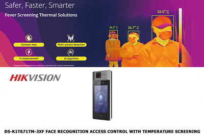 HIKVISION Access Control Face Recognition Access Control with Temperature Screening