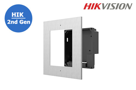 HIKVISION HIK 2nd Gen IP Intercom, Door Station Flush Mount Set Box, Supports 1 Module