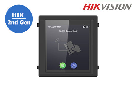 HIKVISION HIK 2nd Gen Intercom, Touch Keypad, Display Module with Mifare Card Reader