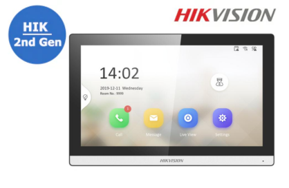 HIKVISION HIK 2nd Gen IP Intercom, 7" Touch Screen Room Station