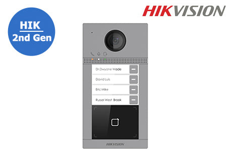 Hikvision DS-KV8413-WME1-FM 2nd Gen IP Intercom, Flush Mount