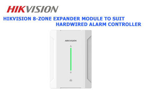 Hikvision 8-Zone Expander Module to Suit Hardwired Alarm Controller