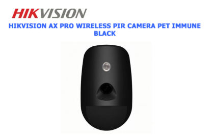 Hikvision DS-PDPC12PF-EG2-WB(B)-BLK Ax Pro Wireless PIR-Camera Detector Pet Immune BLACK