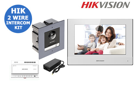 HIKVISION HIK 2nd Gen 2 Wire IP Intercom Flush Mount Kit