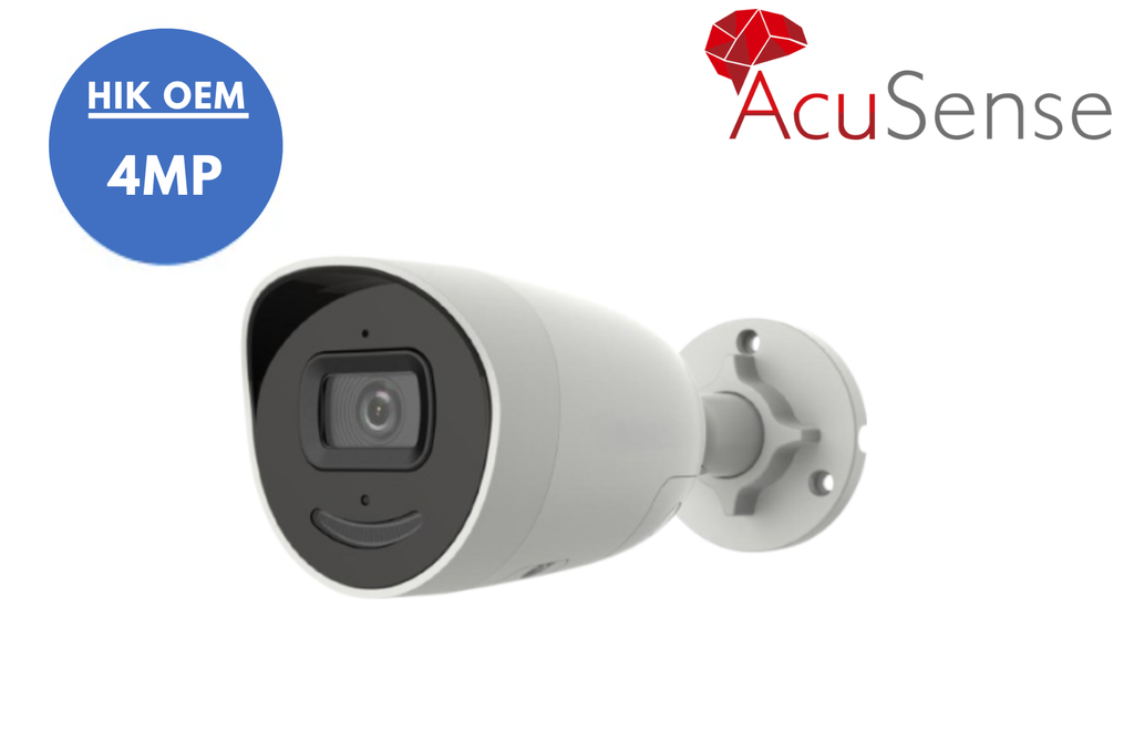 HIKVISION 4MP AcuSense Mini Bullet Network Camera 2.8mm Lens